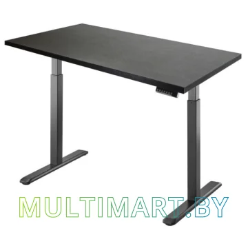 Стол для работы стоя ErgoSmart Electric Desk 1360x800x36 мм (дуб мореный/черный)